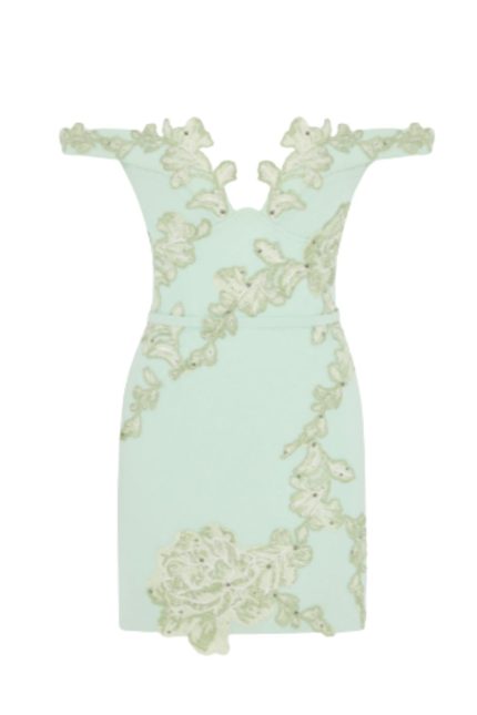 Flower Minerva Mini Elbise