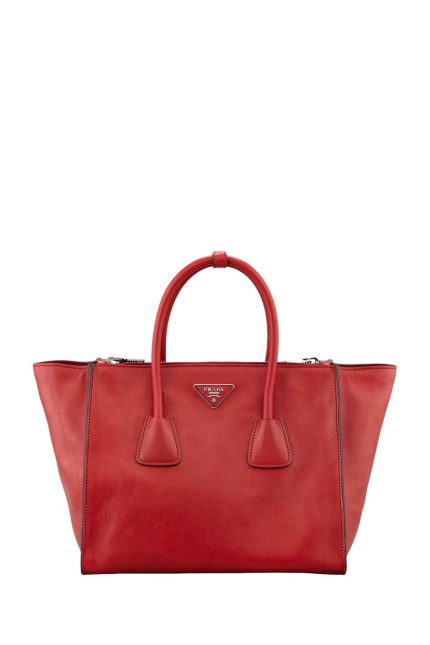 Glace Calf Twin Pocket Omuz Çantası